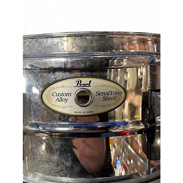 Used Pearl 5.5X14 Sensitone Snare Steel Drum
