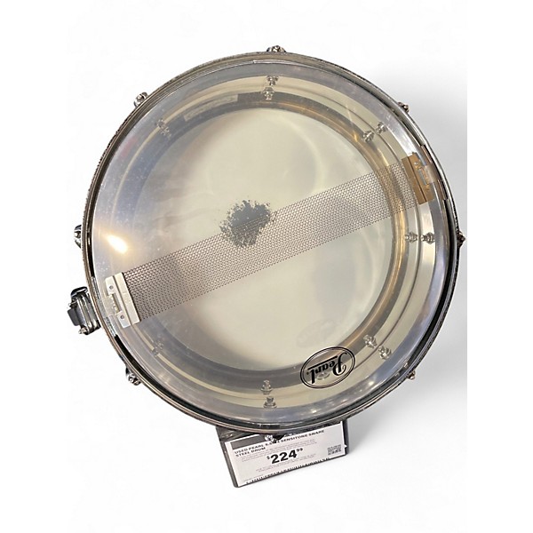 Used Pearl 5.5X14 Sensitone Snare Steel Drum