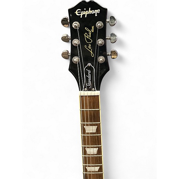 Used Epiphone Les Paul Standard Black Solid Body Electric Guitar