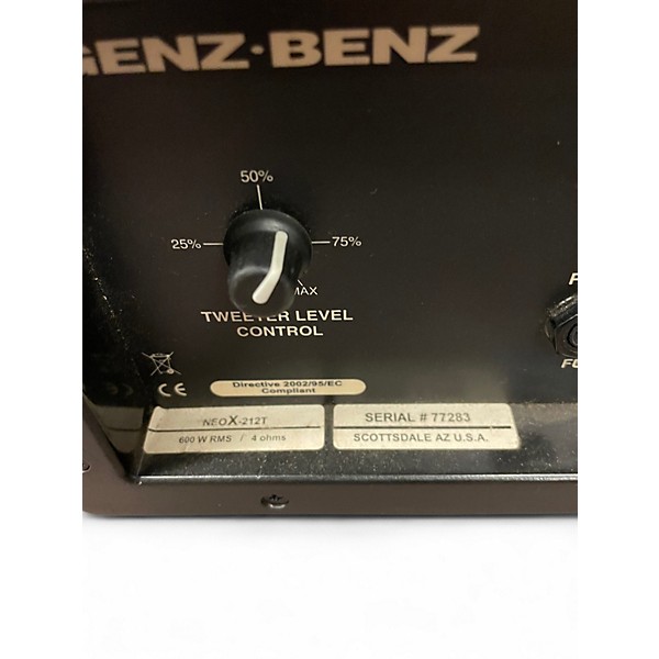 Used Genz Benz Neox-212T Bass Cabinet