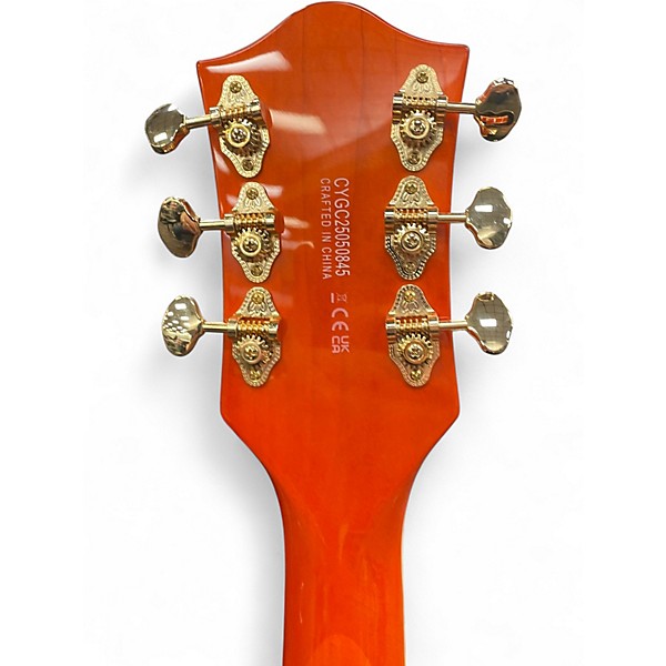 Used Gretsch Guitars Synchromatic Nashville Orange Hollow Body Electric Guitar