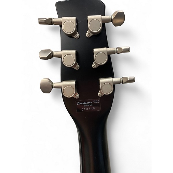 Used Danelectro 59M NOS+ GREEN Solid Body Electric Guitar