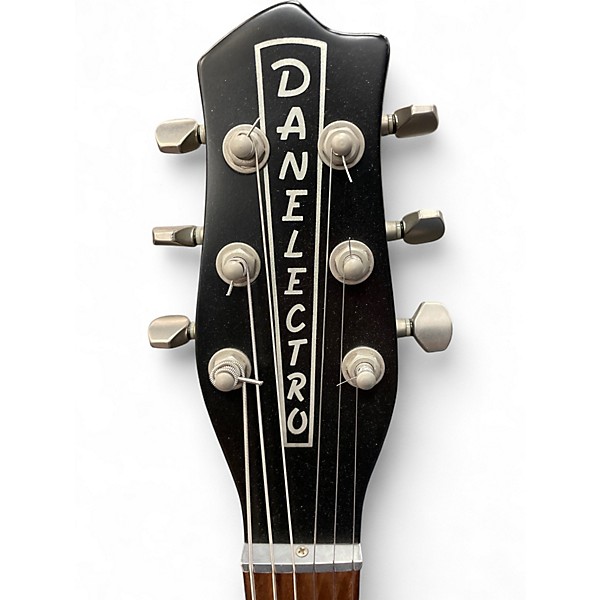 Used Danelectro 59M NOS+ GREEN Solid Body Electric Guitar