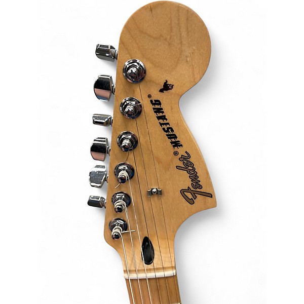 Used Fender Mustang Candy Apple Red Solid Body Electric Guitar