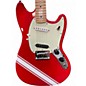 Used Fender Mustang Candy Apple Red Solid Body Electric Guitar