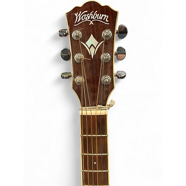 Used Washburn WF10S Natural Acoustic Guitar
