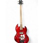 Used Ltd Viper 254 Trans Red Electric Bass Guitar thumbnail