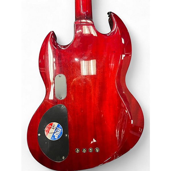 Used Ltd Viper 254 Trans Red Electric Bass Guitar