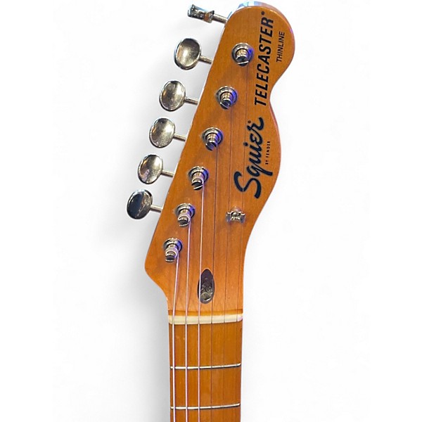 Used Squier Classic Vibe Telecaster Thinline Blonde Hollow Body Electric Guitar