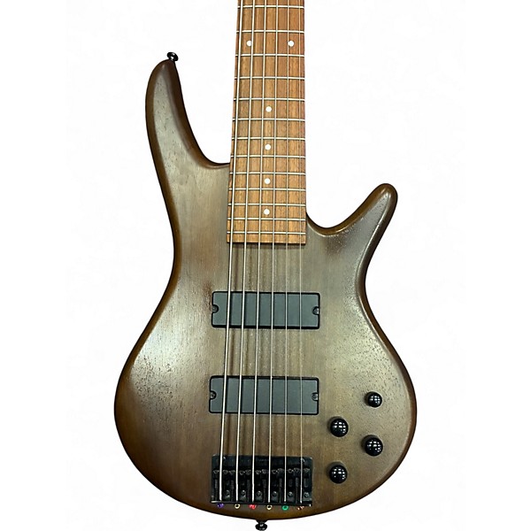 Used Ibanez GSR206 6 String Walnut Electric Bass Guitar