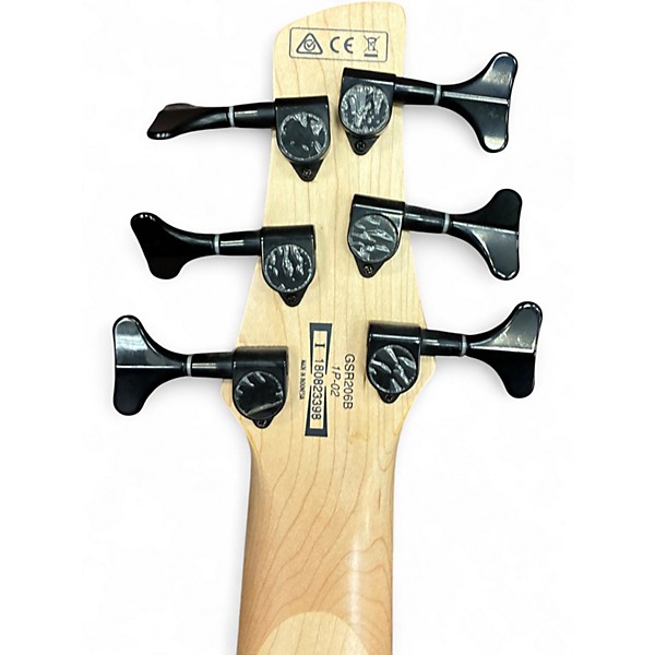 Used Ibanez GSR206 6 String Walnut Electric Bass Guitar