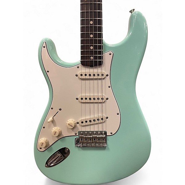 Used 2024 Fender FAT 50S STRATOCASTER CLOSET CLASSIC LEFT HANDED Surf Green Solid Body Electric Guitar