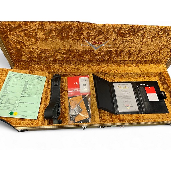 Used 2024 Fender FAT 50S STRATOCASTER CLOSET CLASSIC LEFT HANDED Surf Green Solid Body Electric Guitar