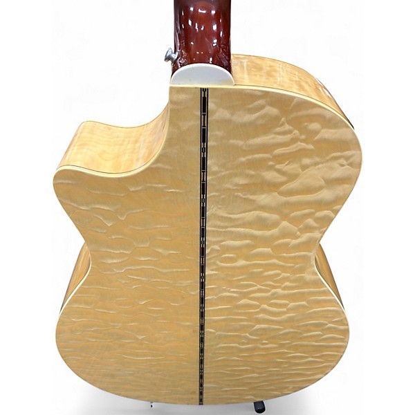 Used Dean EXOTICA QSE Natural Acoustic Electric Guitar