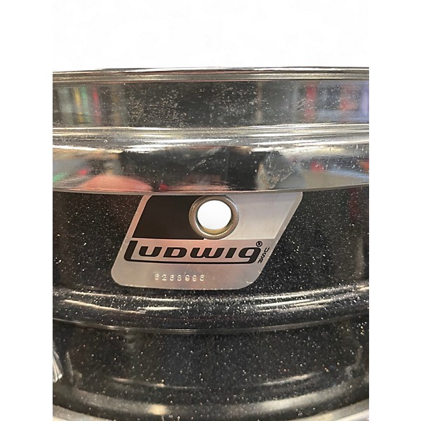 Used Ludwig 5X14 Acrolite Snare gray sparkle Drum