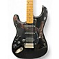Used Squier Classic Vibe Stratocaster HSS Left Handed Black Solid Body Electric Guitar