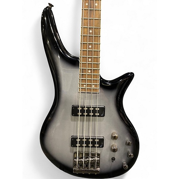 Used Jackson js3 silver burst Electric Bass Guitar