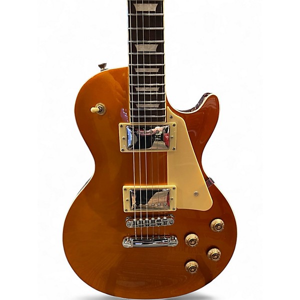 Used Jet Guitars LP STYLE Antique Gold Solid Body Electric Guitar