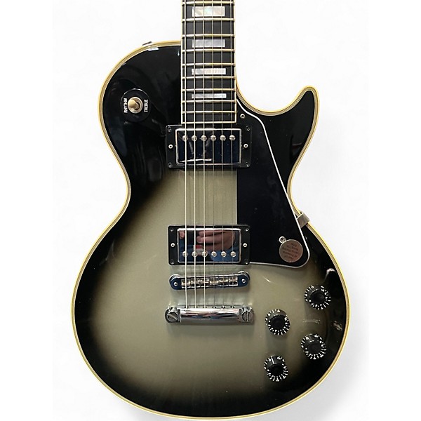 Used Gibson Les Paul Custom Silverburst Solid Body Electric Guitar