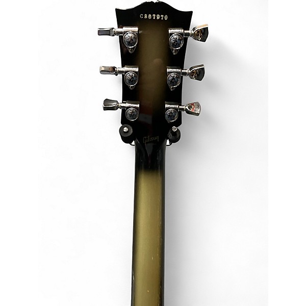 Used Gibson Les Paul Custom Silverburst Solid Body Electric Guitar