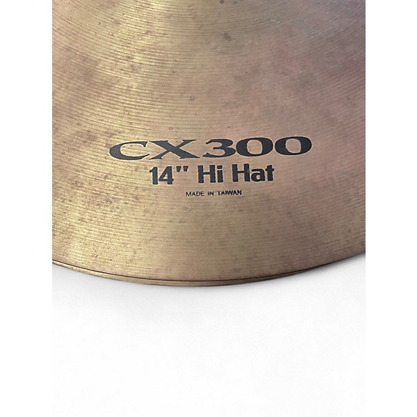 Used Pearl 14in cx300 14 in hihat pair Cymbal