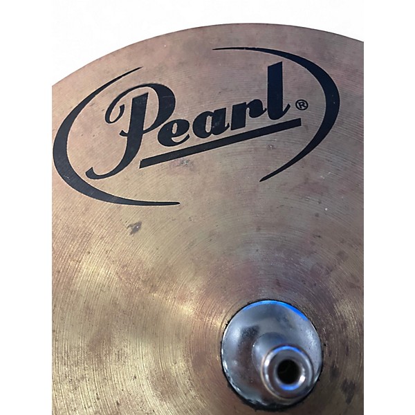 Used Pearl 14in cx300 14 in hihat pair Cymbal