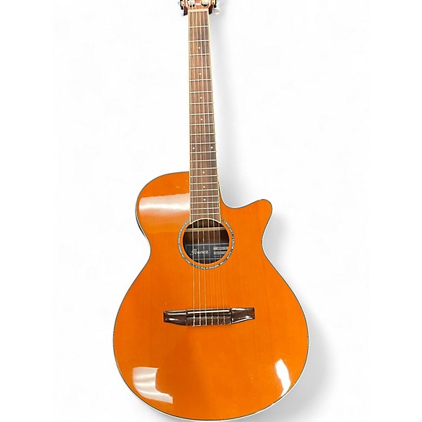 Used Ibanez AEG10NII Natural Classical Acoustic Electric Guitar
