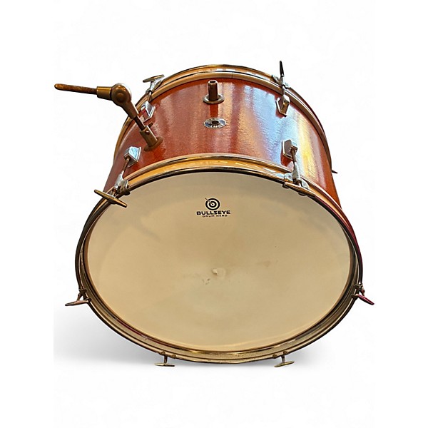 Vintage 1960s Kent 4 Piece kent 4pc Orange Drum Kit