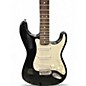 Used Squier Standard Stratocaster Black Solid Body Electric Guitar