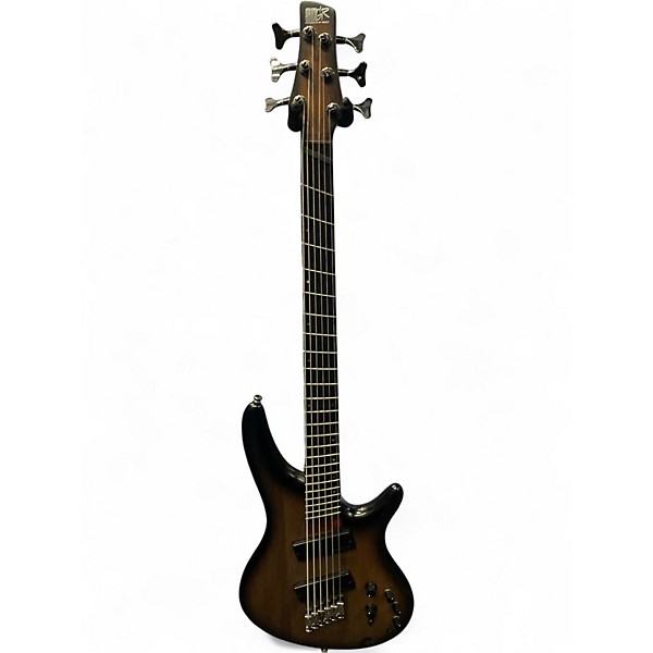 Used Ibanez SRC6MS 6-String Multi-Scale Natural Electric Bass Guitar