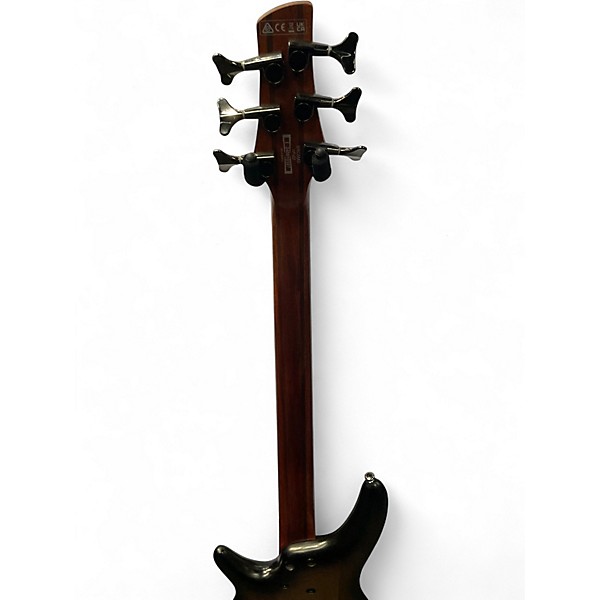 Used Ibanez SRC6MS 6-String Multi-Scale Natural Electric Bass Guitar