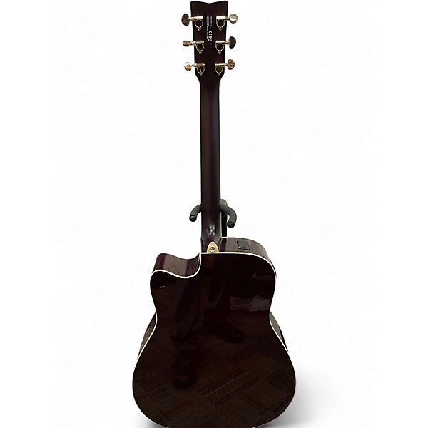 Used Yamaha FX335C 2 Tone Sunburst Acoustic Electric Guitar