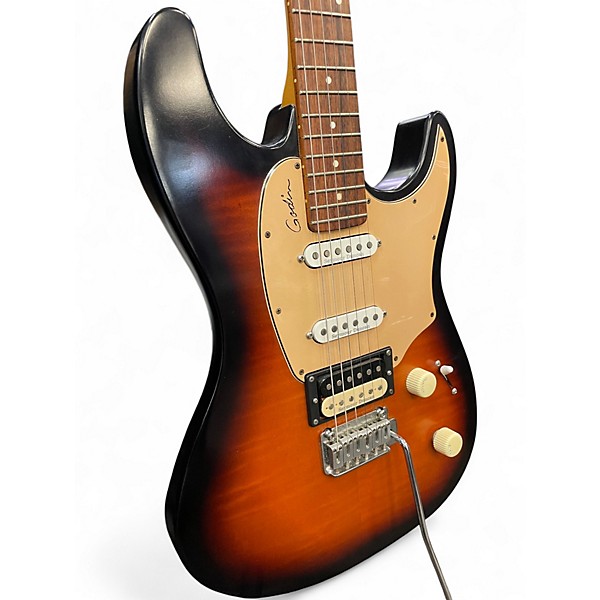 Used Godin Session VINTAGE BURST Solid Body Electric Guitar