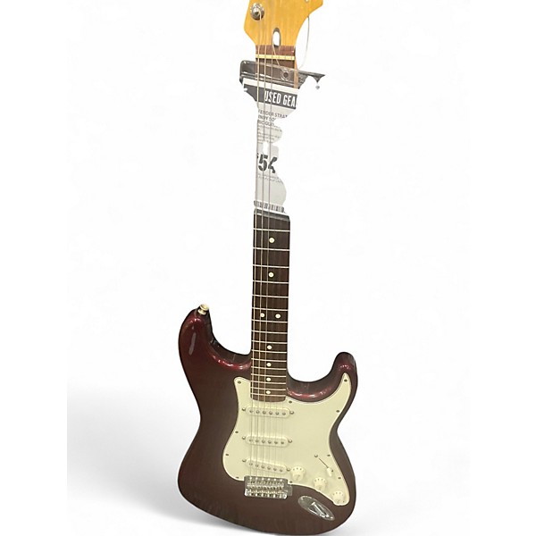 Used Fender STRATOCASTER Burgundy Solid Body Electric Guitar