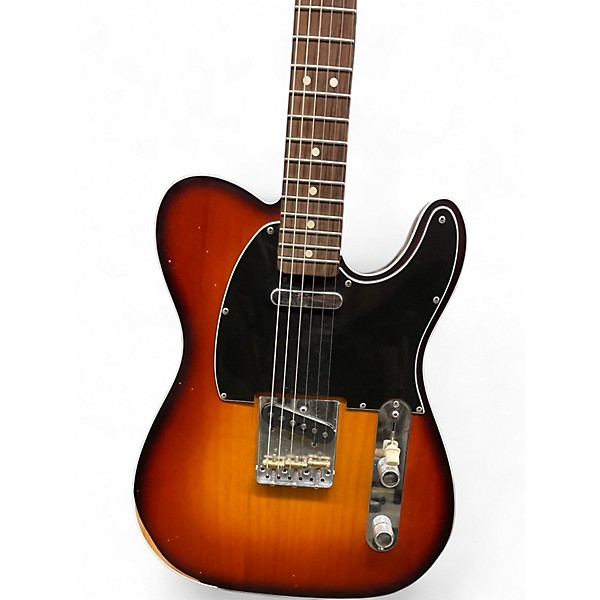 Used Fender Jason Isbell Custom Telecaster 3 Color Sunburst Solid Body Electric Guitar