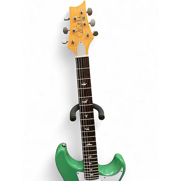 Used PRS SE Silver Sky Green Solid Body Electric Guitar