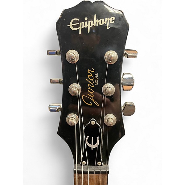 Used Epiphone Les Paul Junior 2 Color Sunburst Solid Body Electric Guitar