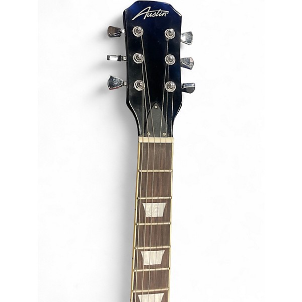 Used Austin LP Style Black Solid Body Electric Guitar