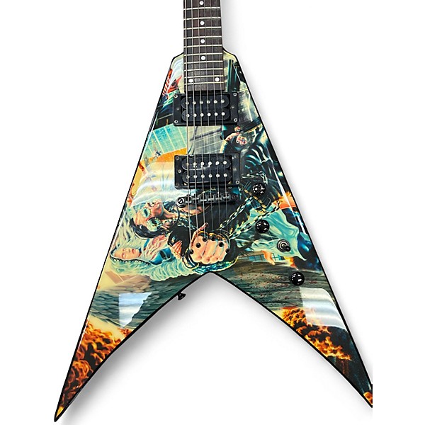 Used Dean Dave Mustaine Signature V IMAGE Solid Body Electric Guitar