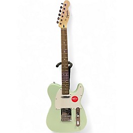 Used Squier SONIC TELECASTER Surf Green Solid Body Electric Guitar