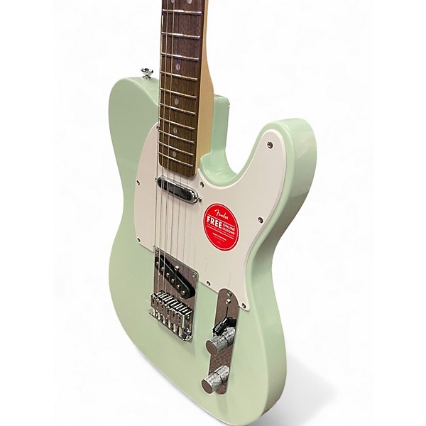 Used Squier SONIC TELECASTER Surf Green Solid Body Electric Guitar