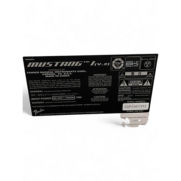 Used Fender Mustang 1 Guitar Power Amp