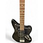 Used Squier Vintage Modified Jaguar Bass Black Electric Bass Guitar
