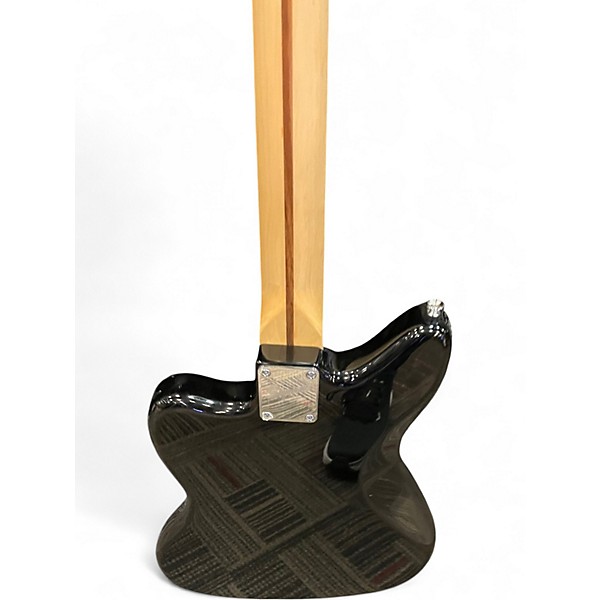 Used Squier Vintage Modified Jaguar Bass Black Electric Bass Guitar