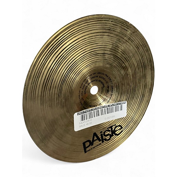 Used Paiste 8in Signature Splash Cymbal Cymbal