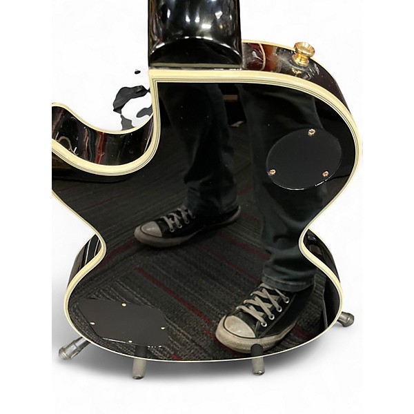 Used Epiphone Les Paul Custom P90 Black Solid Body Electric Guitar