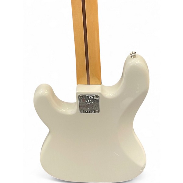 Used Fender Player Precision Bass White Electric Bass Guitar