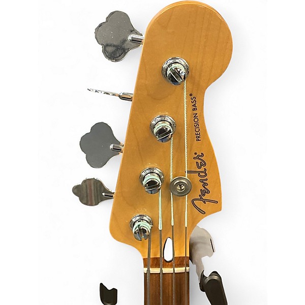 Used Fender Player Precision Bass White Electric Bass Guitar