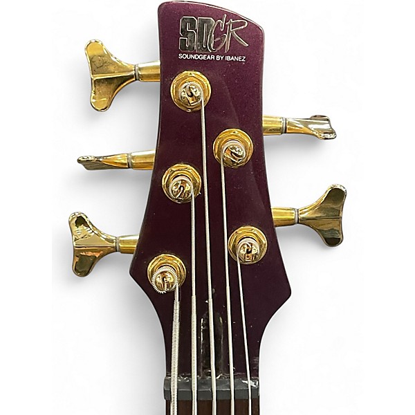 Used Ibanez SR305EDX METALLIC PURPLE Electric Bass Guitar