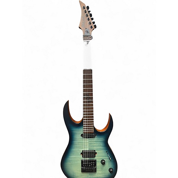 Used Solar Guitars SB1.6FOB Green Solid Body Electric Guitar